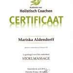 Certificaat Stoelmassage